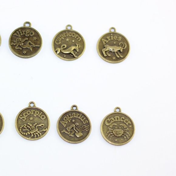 Aquarius Zodiac Charm Beaded Rope Bangle Bracelet - Picture 6 of 8